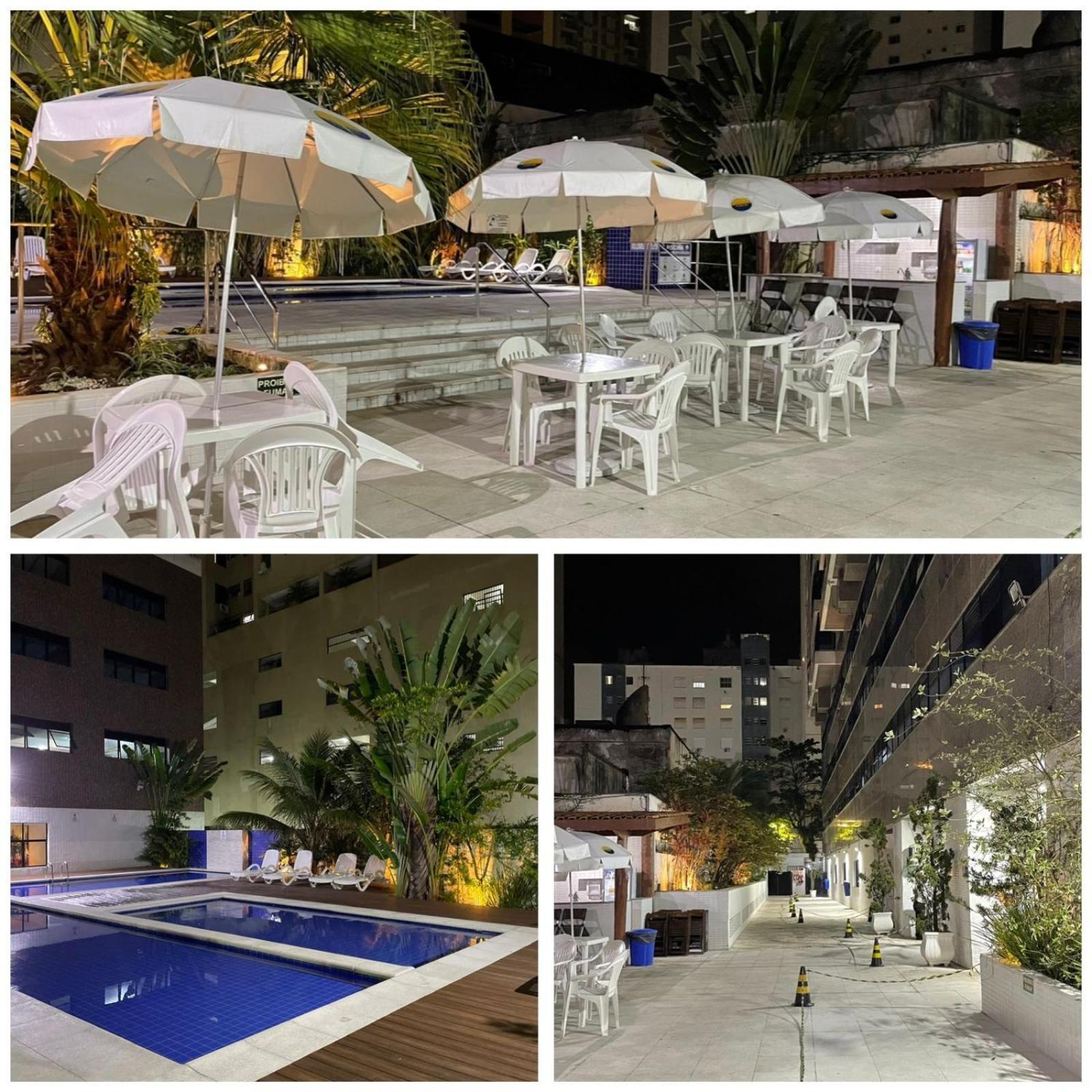 Capitania Varam Apartamento-Flat Com Piscina E Vista Mar Guaruja Pitangueiras Екстер'єр фото